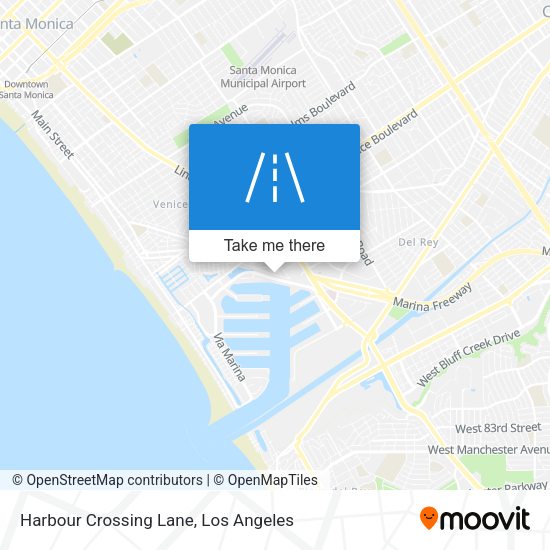 Harbour Crossing Lane map