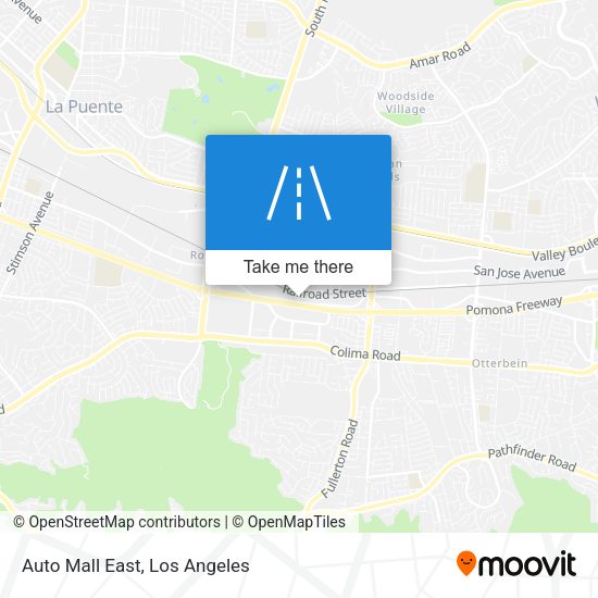 Mapa de Auto Mall East