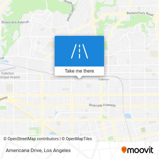 Americana Drive map