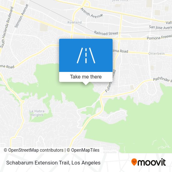 Schabarum Extension Trail map