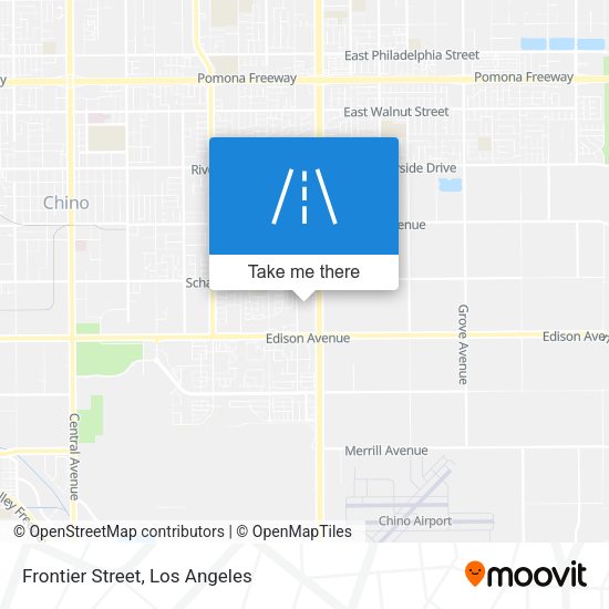 Frontier Street map