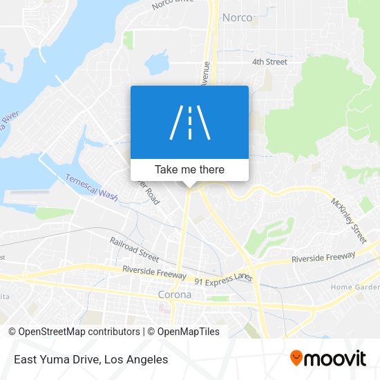 East Yuma Drive map