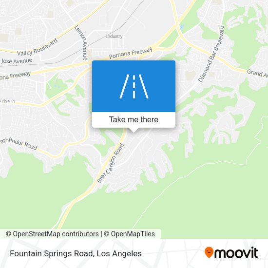 Mapa de Fountain Springs Road