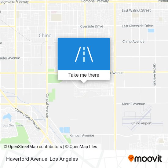 Mapa de Haverford Avenue