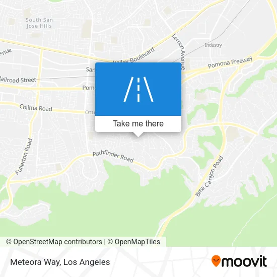 Meteora Way map