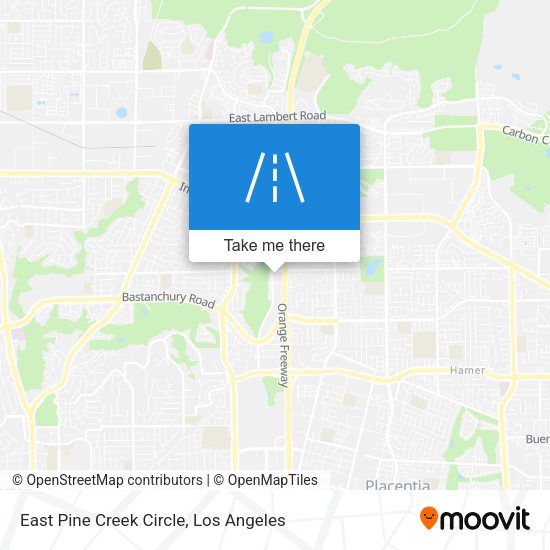 East Pine Creek Circle map