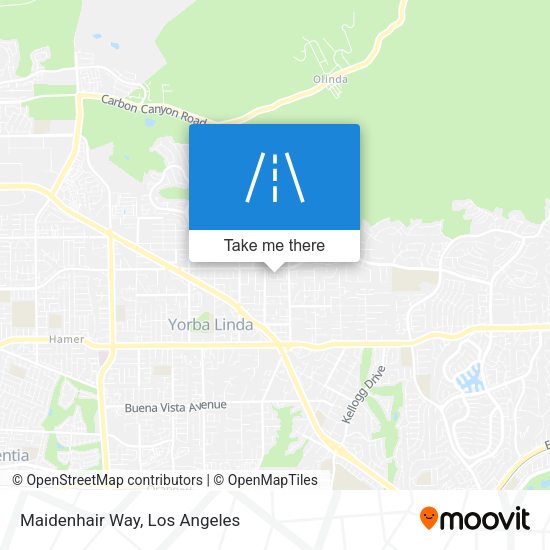 Maidenhair Way map