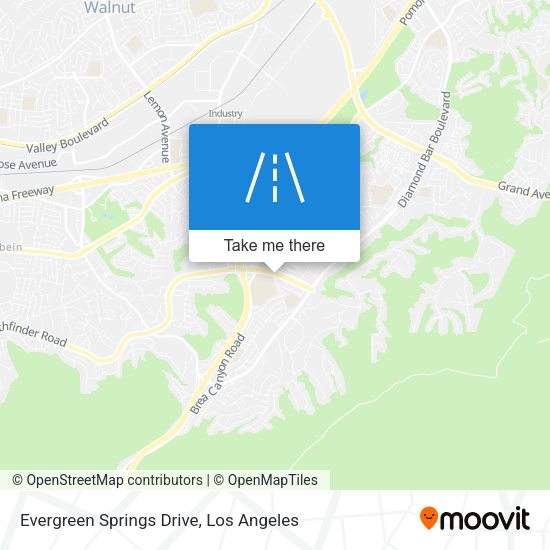 Evergreen Springs Drive map