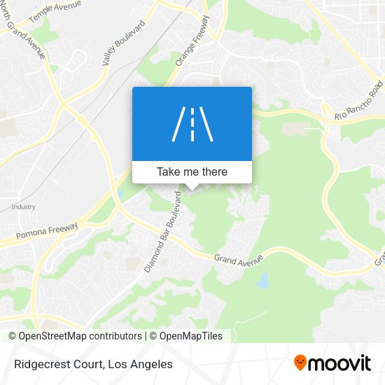 Mapa de Ridgecrest Court