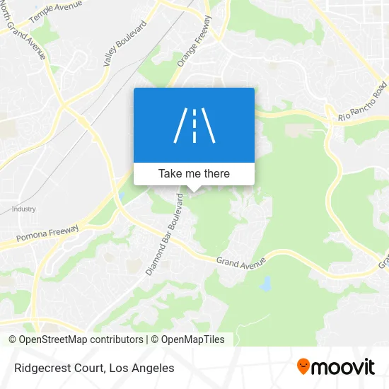 Ridgecrest Court map