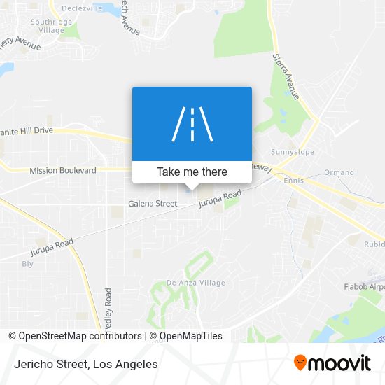 Mapa de Jericho Street