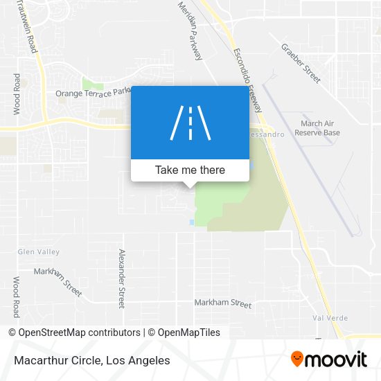 Macarthur Circle map