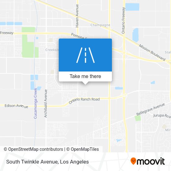 South Twinkle Avenue map
