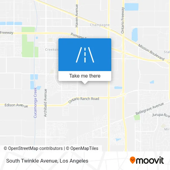 South Twinkle Avenue map