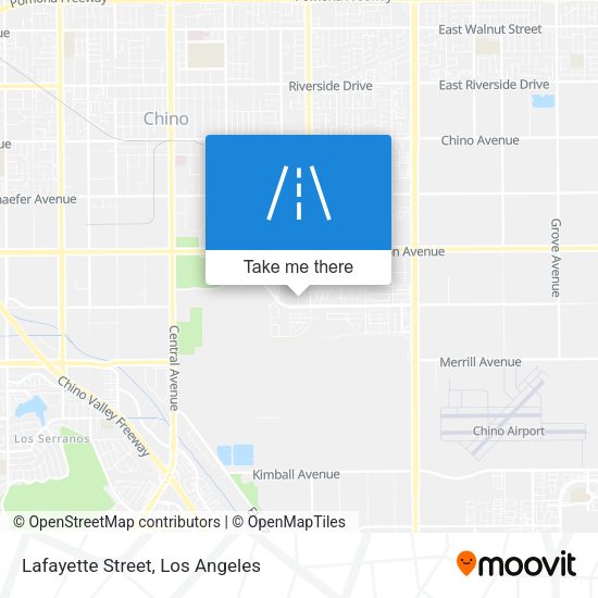 Lafayette Street map