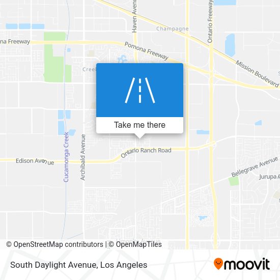 South Daylight Avenue map