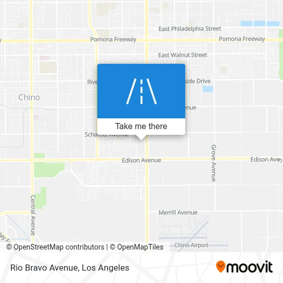 Rio Bravo Avenue map