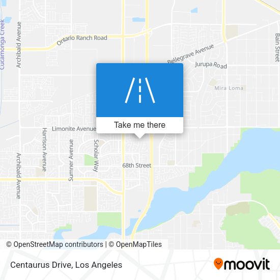 Centaurus Drive map
