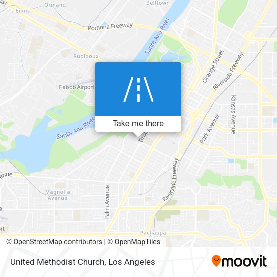 United Methodist Church map