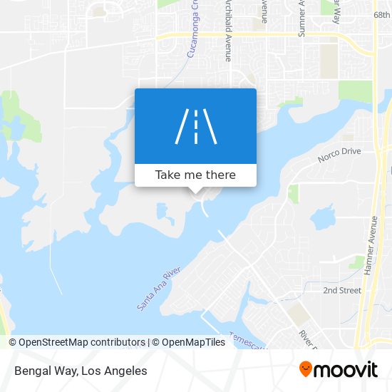 Mapa de Bengal Way