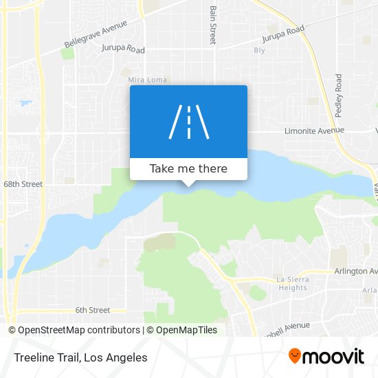 Treeline Trail map