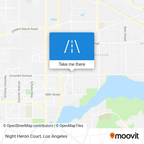 Night Heron Court map