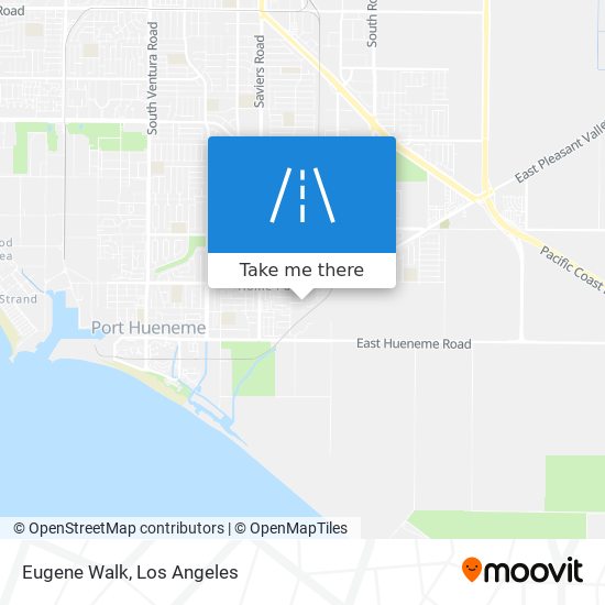 Eugene Walk map