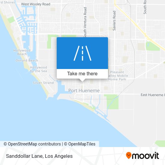 Sanddollar Lane map