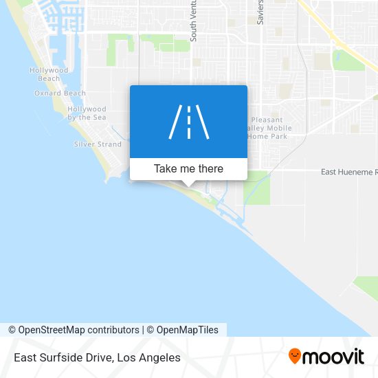 Mapa de East Surfside Drive
