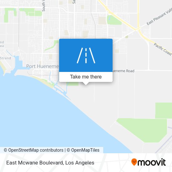 East Mcwane Boulevard map