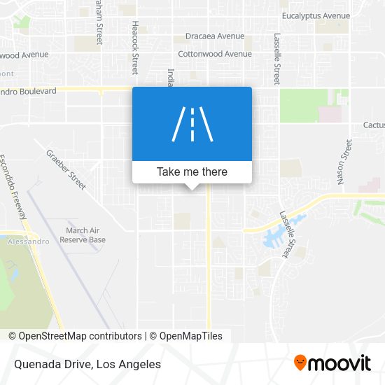 Mapa de Quenada Drive