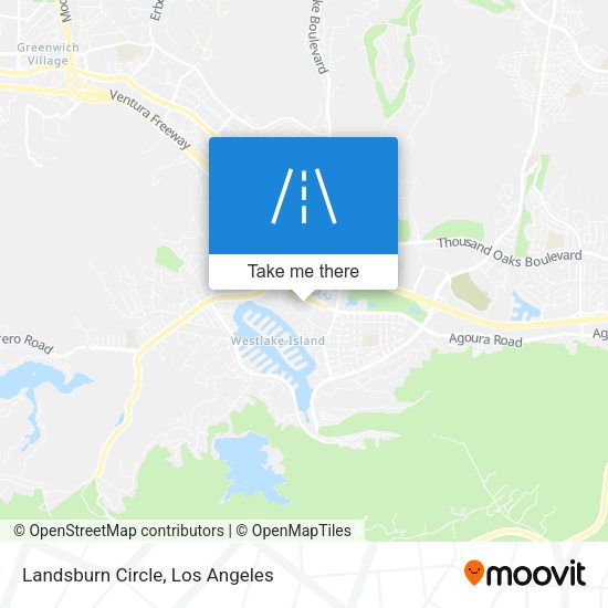 Mapa de Landsburn Circle