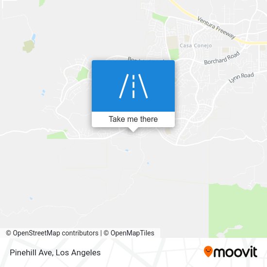 Mapa de Pinehill Ave