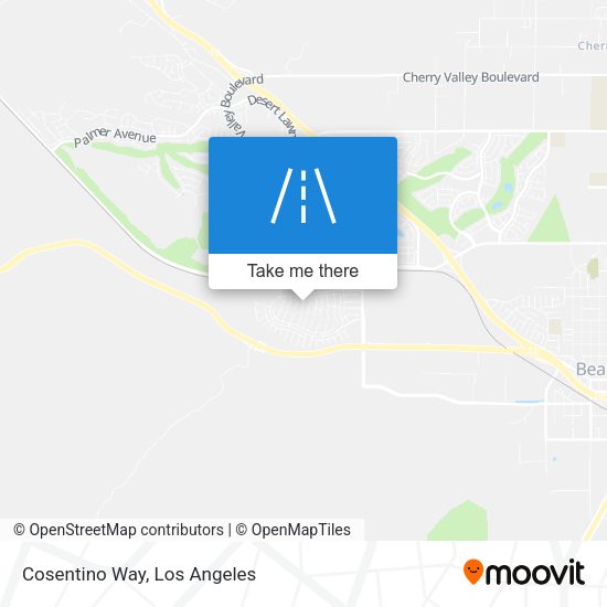 Cosentino Way map