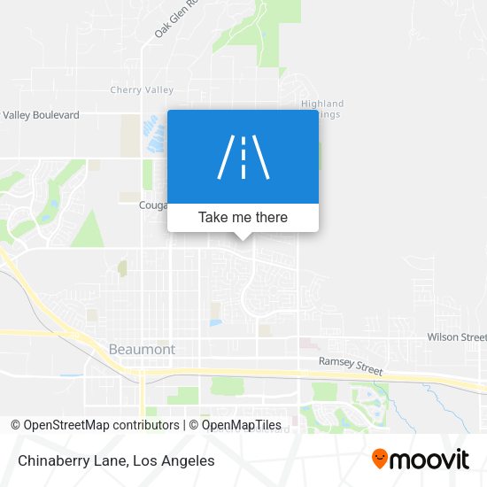 Chinaberry Lane map