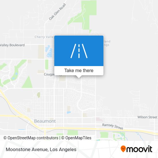 Moonstone Avenue map