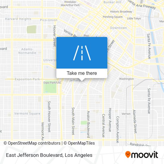 Mapa de East Jefferson Boulevard
