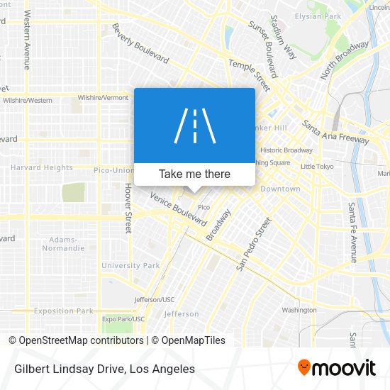 Mapa de Gilbert Lindsay Drive