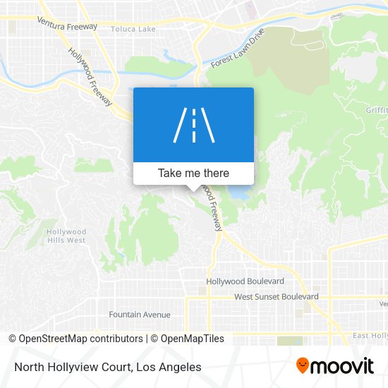 North Hollyview Court map
