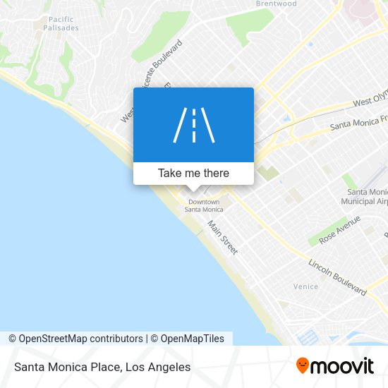 Santa Monica Place map
