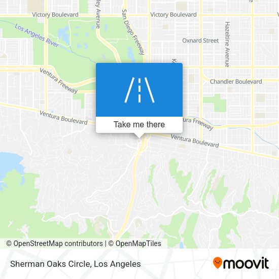 Mapa de Sherman Oaks Circle