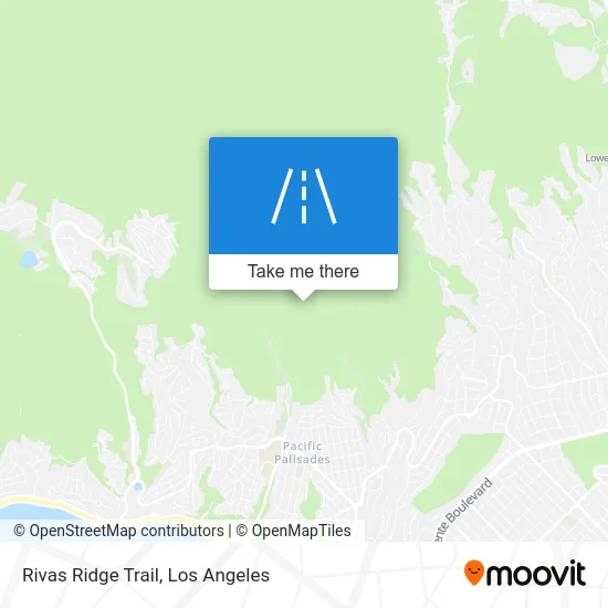 Rivas Ridge Trail map