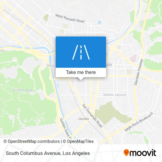 Mapa de South Columbus Avenue