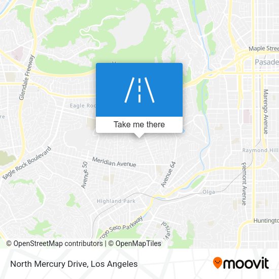 Mapa de North Mercury Drive
