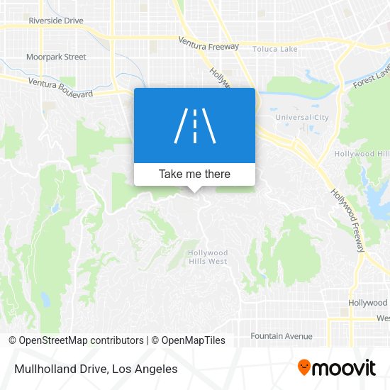 Mullholland Drive map
