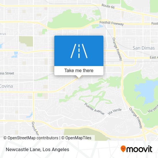 Mapa de Newcastle Lane