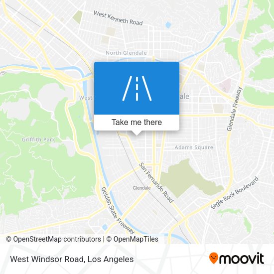 Mapa de West Windsor Road