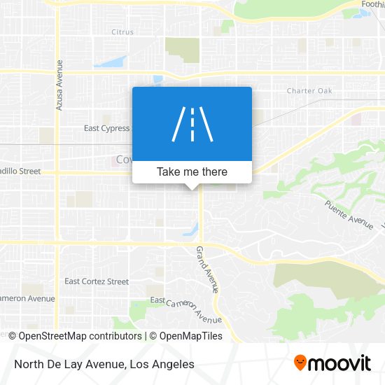 North De Lay Avenue map