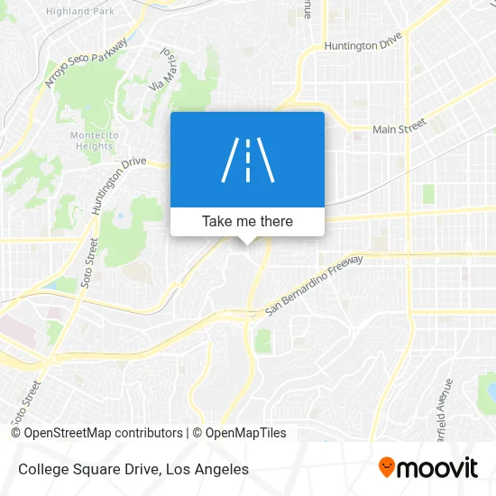 College Square Drive map