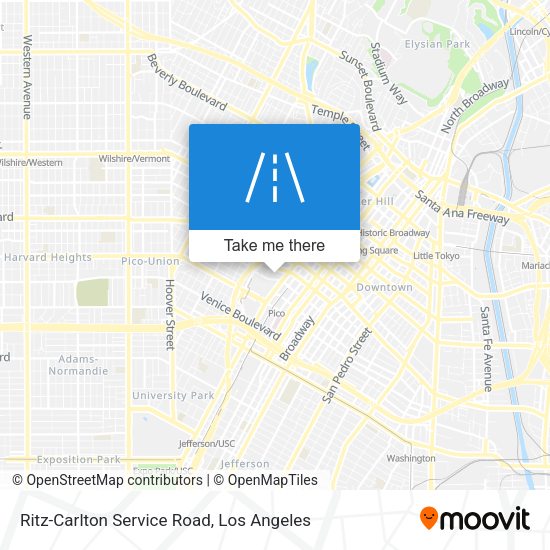 Mapa de Ritz-Carlton Service Road